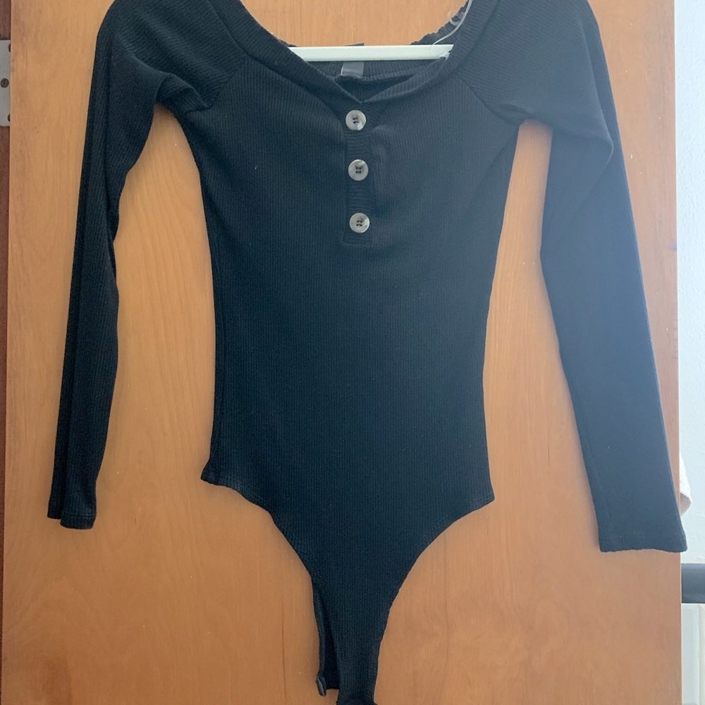 Off the shoulder body suit